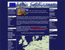 Tablet Screenshot of letsgo-europe.com